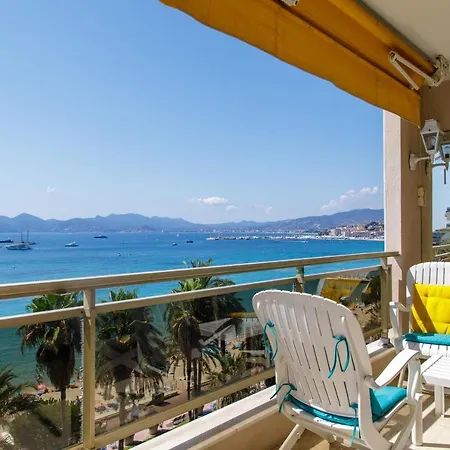 On La Croisette Xxl 1 Bedroom With Amazing Sea View Daire *