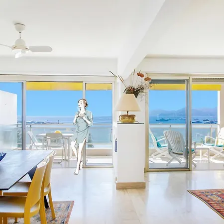 On La Croisette Xxl 1 Bedroom With Amazing Sea View * Cannes